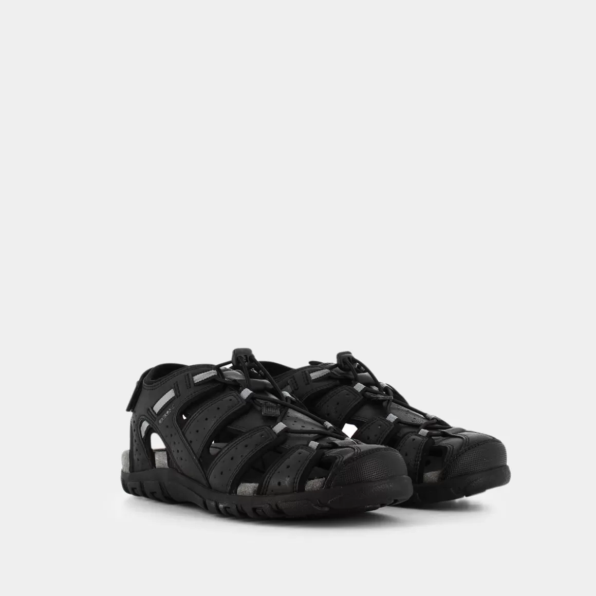 Shop GEOX U6224B0Mebcc9999 Sandal Strada Sandali Nero