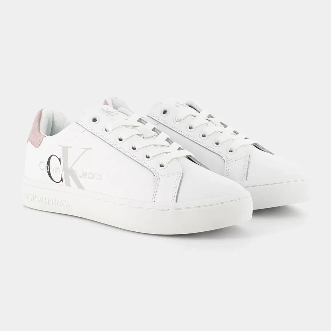 Online CALVIN KLEIN JEANS Yw0Yw00603Yaf - Bright White - Sneakers Bianco