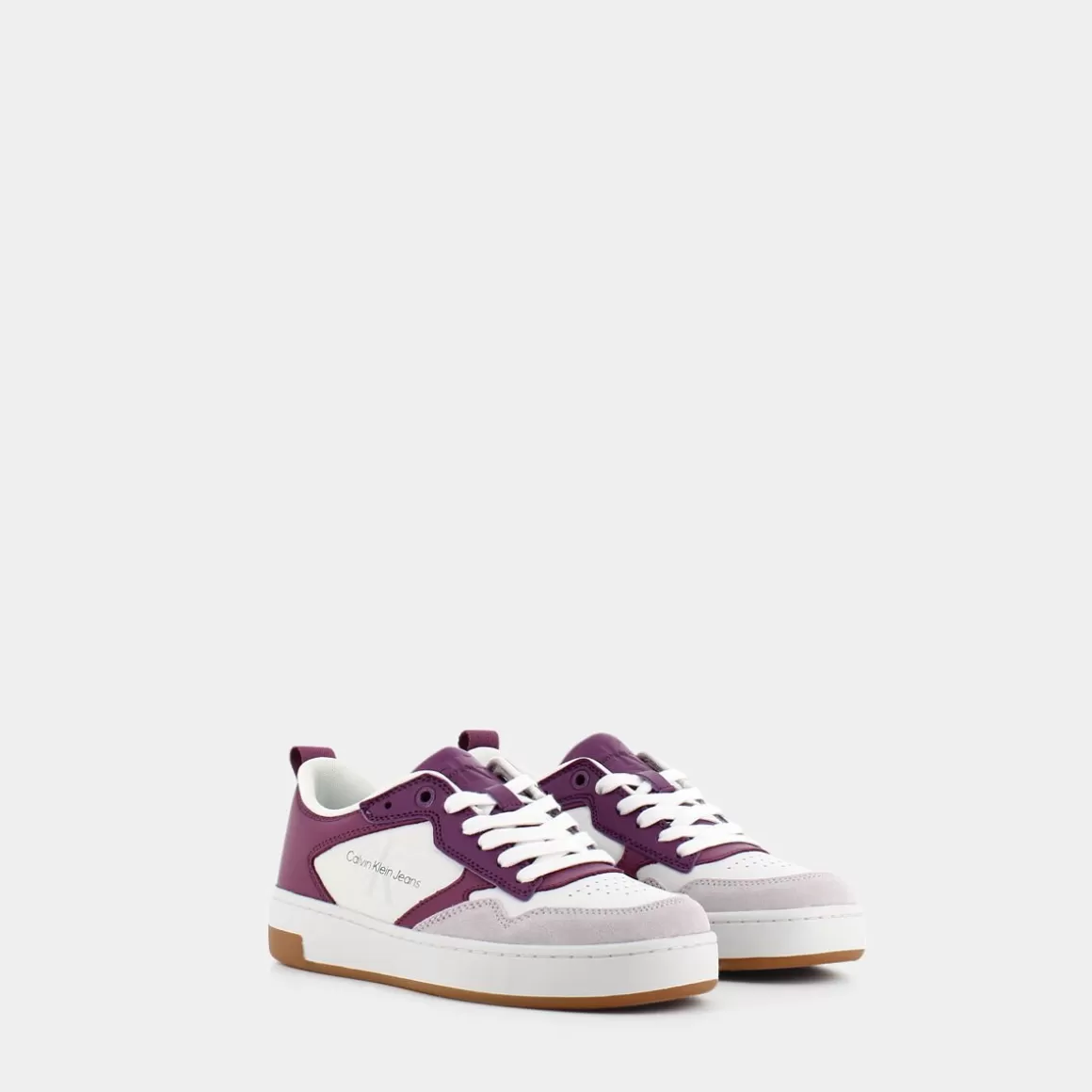 Best Sale CALVIN KLEIN JEANS Yw0Yw008760Ke - Viola Sneakers Bianco