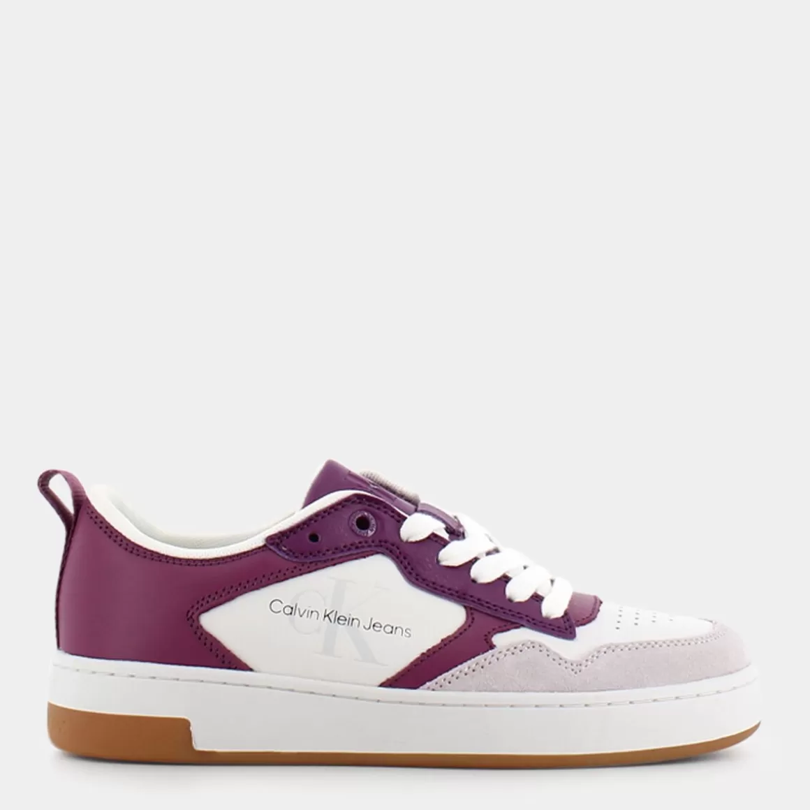 Best Sale CALVIN KLEIN JEANS Yw0Yw008760Ke - Viola Sneakers Bianco